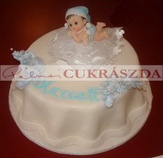 Keresztelő torta
Rendelhető legkisebb méret 15 szeletes