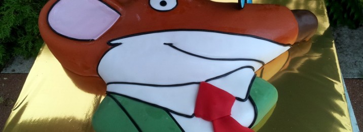 15 szeletes Geronimo Stilton torta