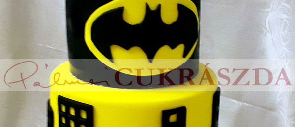 25 szeletes Batman torta